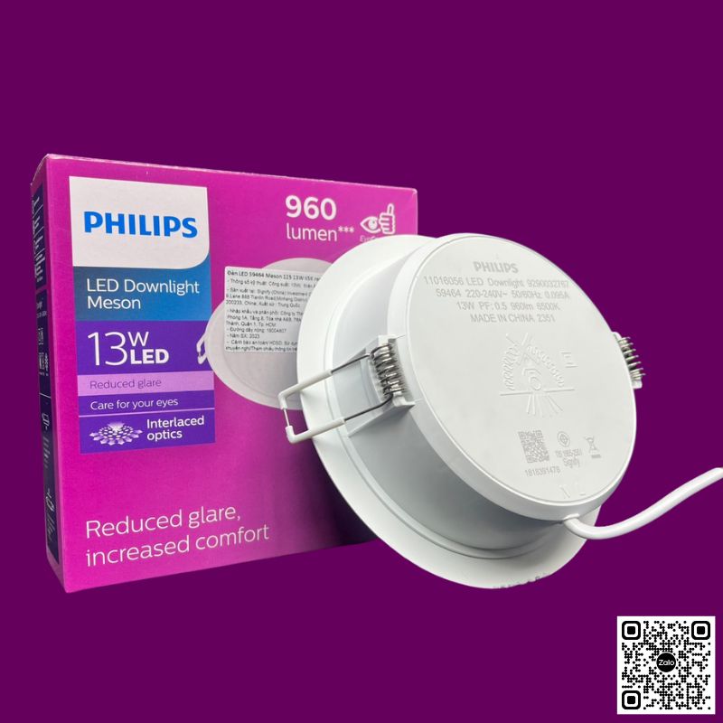 Âm trần Philips LED Meson 59464 / 13W (Φ125)